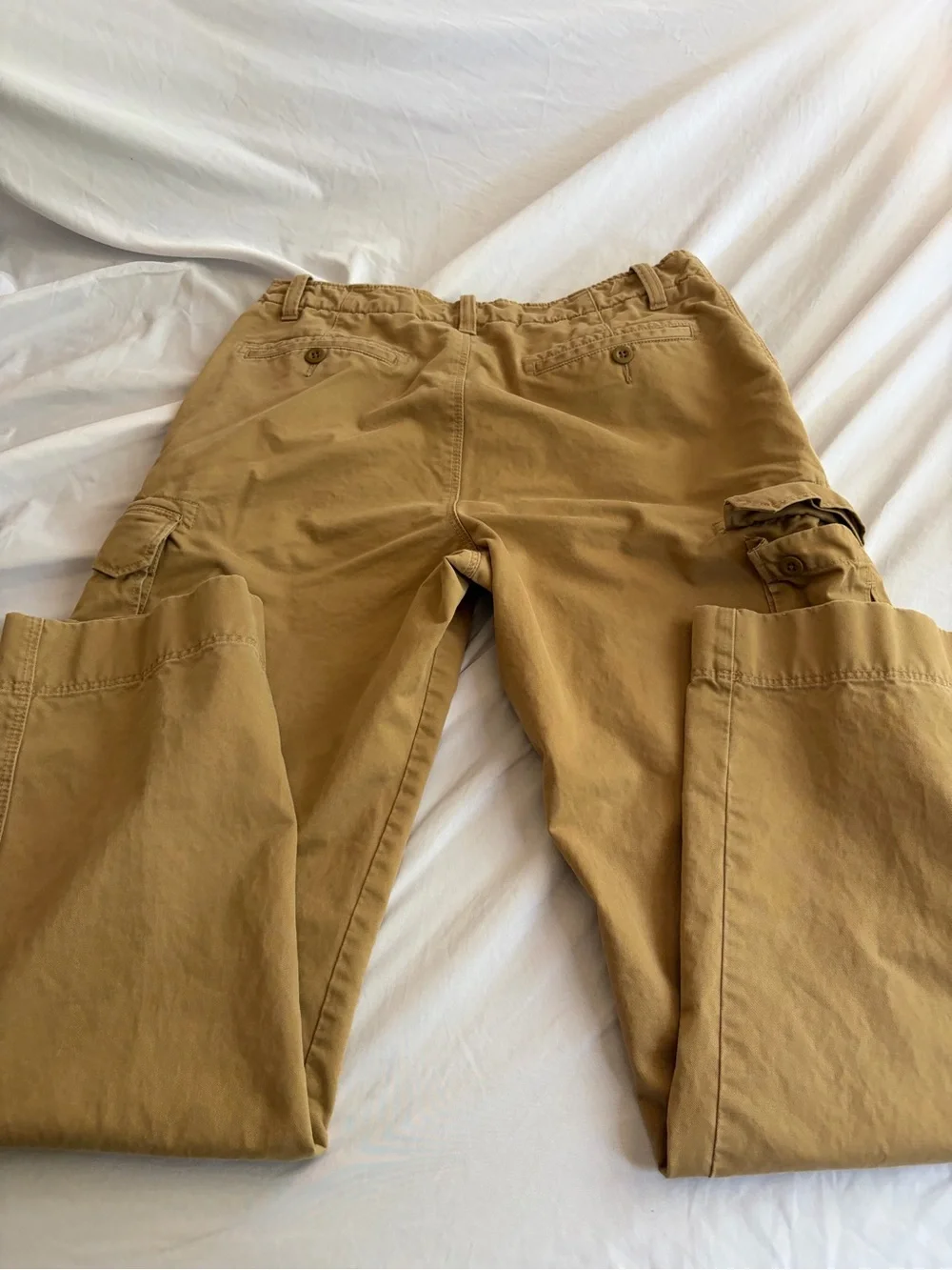 J. Crew Men's Tan Cargo Pants - Utility Style Size 34x34